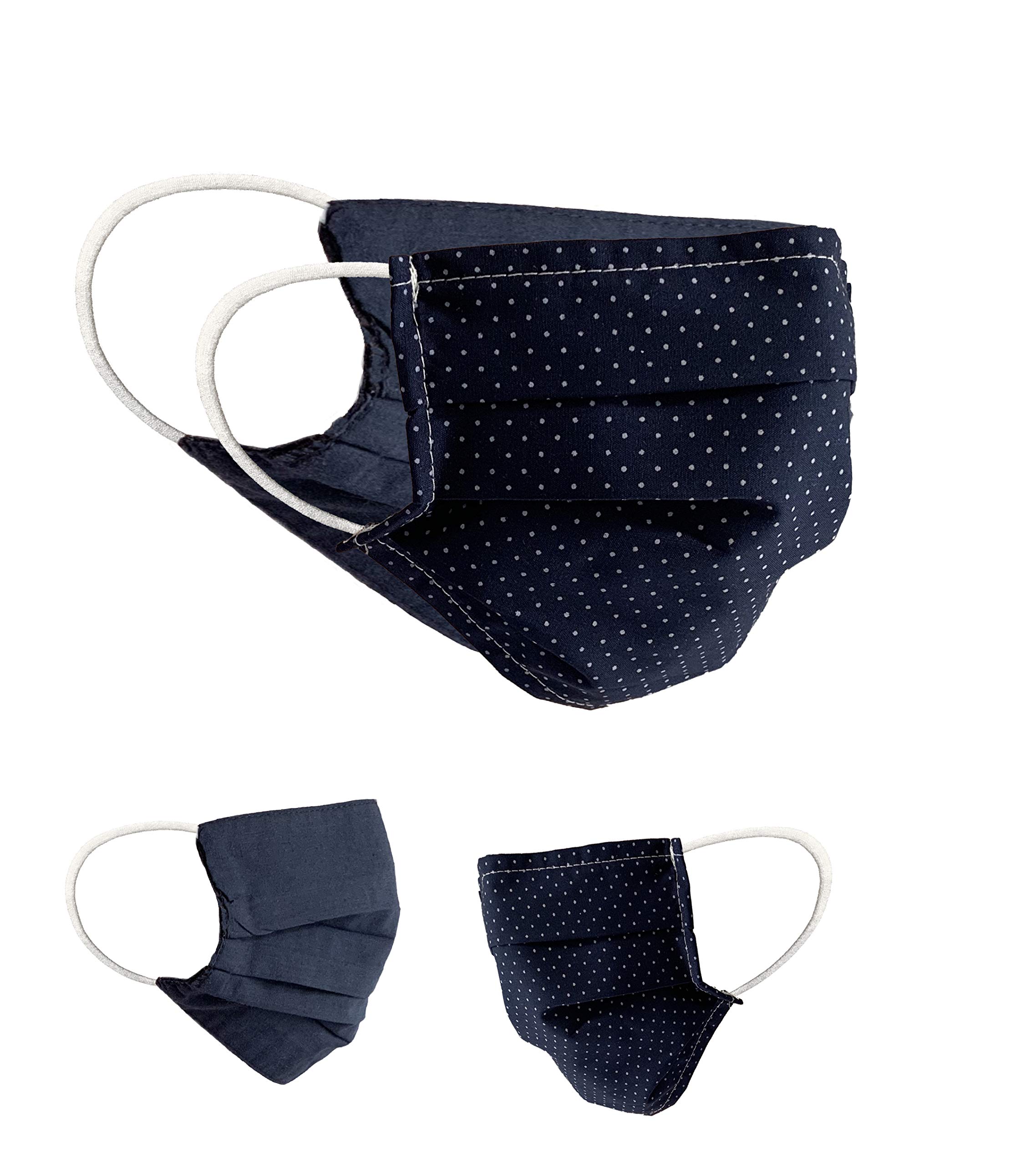 Community Masks 2-pack set unisex makeshift mask reversible mouth protection mask mouth and nose protection reversible mask with print cotton BCI washable