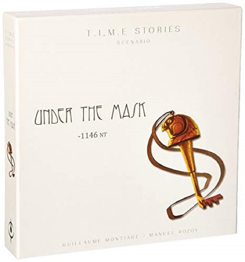 TIME Stories Under the Mask EXPANSION - Unearth an Ancient Egyptian Mystery! Adventure Game, Cooperative Strategy Game for Kids & Adults, Ages 12+, 2-4 Players, 60 Min Playtime, Made by Space Cowboys