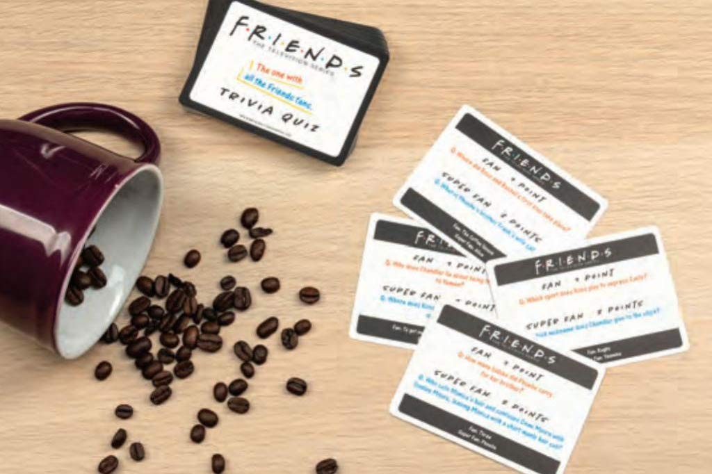 Paladone Friends TV Show - Trivia Quiz 2nd Edition Game - Officially Licensed Merchandise, 50 Cards, 100 Questions for Super Fans