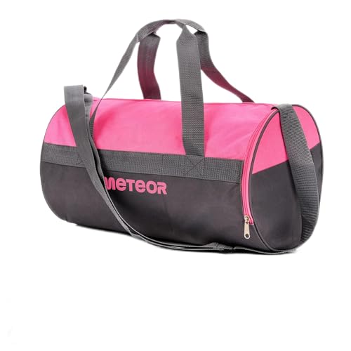 meteor Gym Duffel Cabin Holdall Bag - Lightweight Sports Luggage with Shoe Compartment, Shoulder Strap, Underseat Hand Size for Travel Workout Weekend Overnight