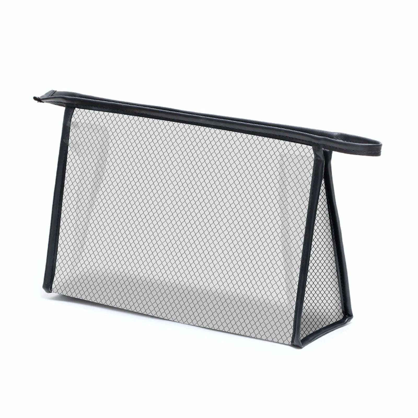 KOOSREEL Clear Pencil Case Waterproof, 23.5x8.5x15cm Zippered Pen Bag Stationery Pouch for Student School College Office Supplies