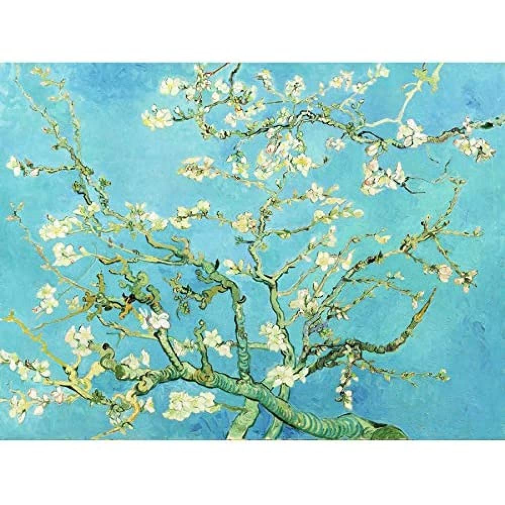 Wee Blue Coo Van Gogh Branches With Almond Blossom 1890 Unframed Art Print Poster Wall Decor 12X16 Inch