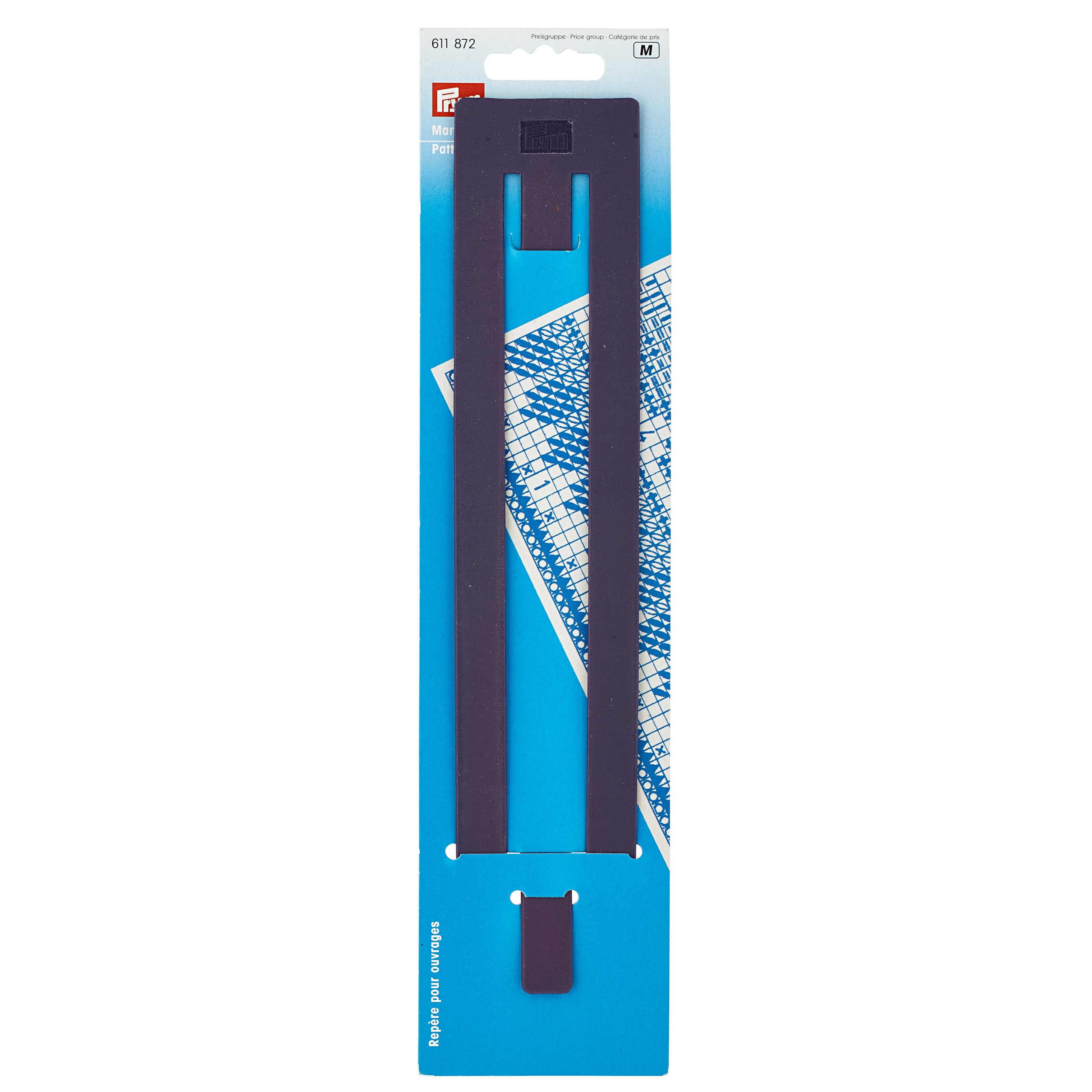 Prym Pattern Marker, Violet, On Size