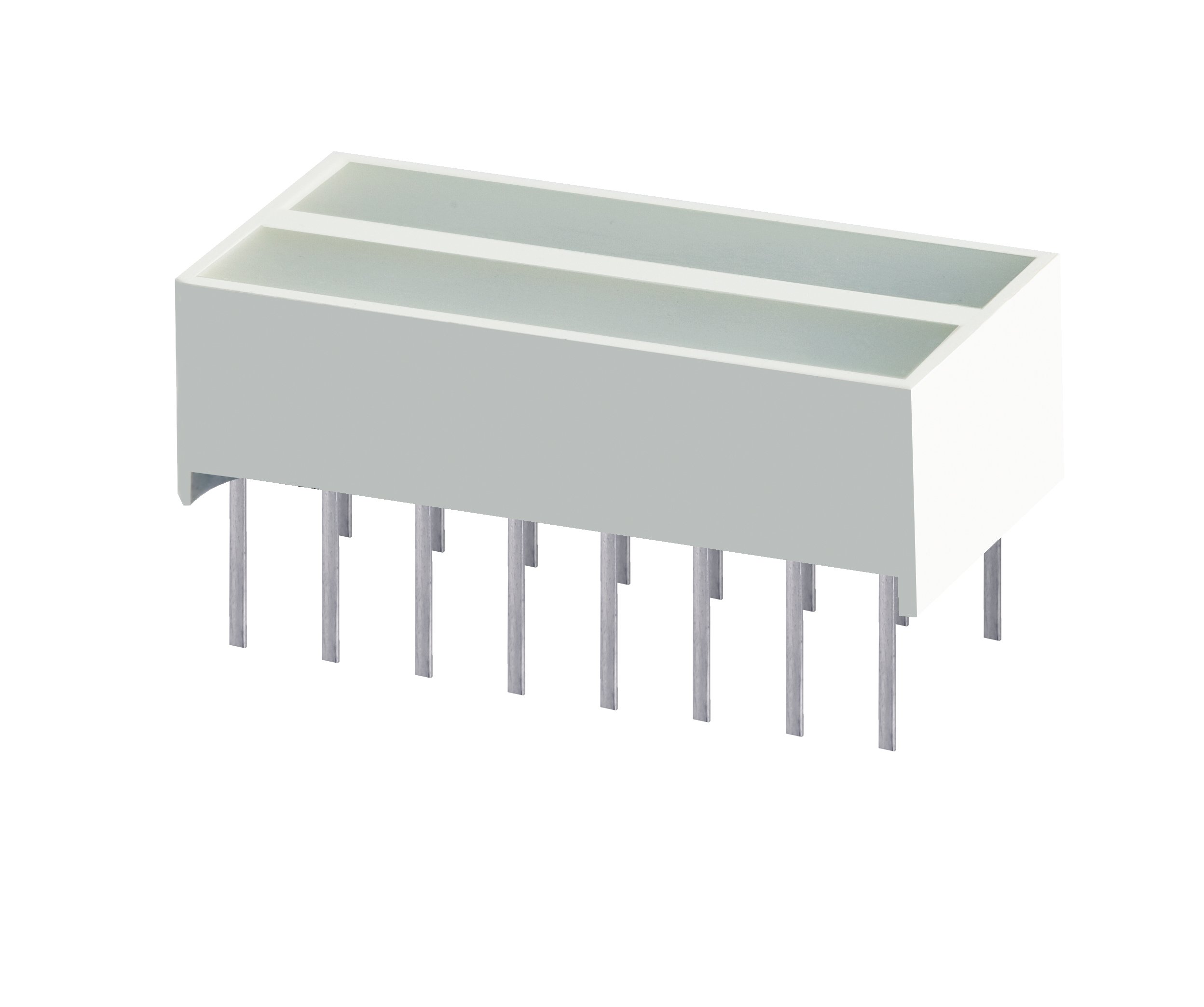 Kingbright KB-2835CGKD LED Light Bar, 3.81 mm x 19.05 mm, Green (Pack of 25)