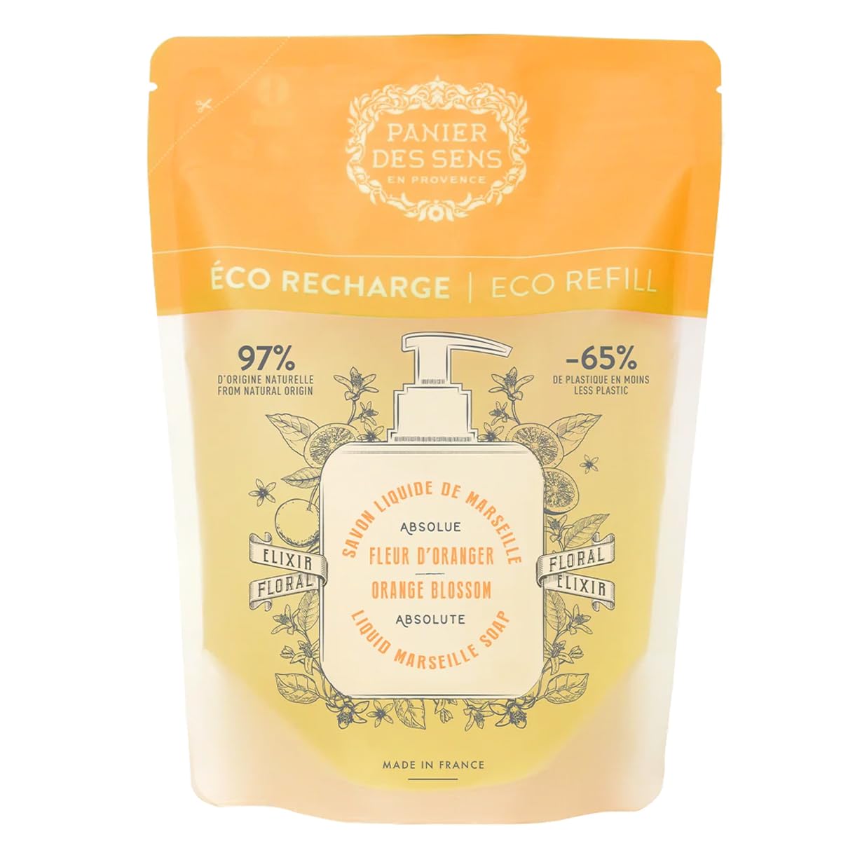 Liquid Marseille Soap Eco Refill (Soothing Provence, 500 ml)