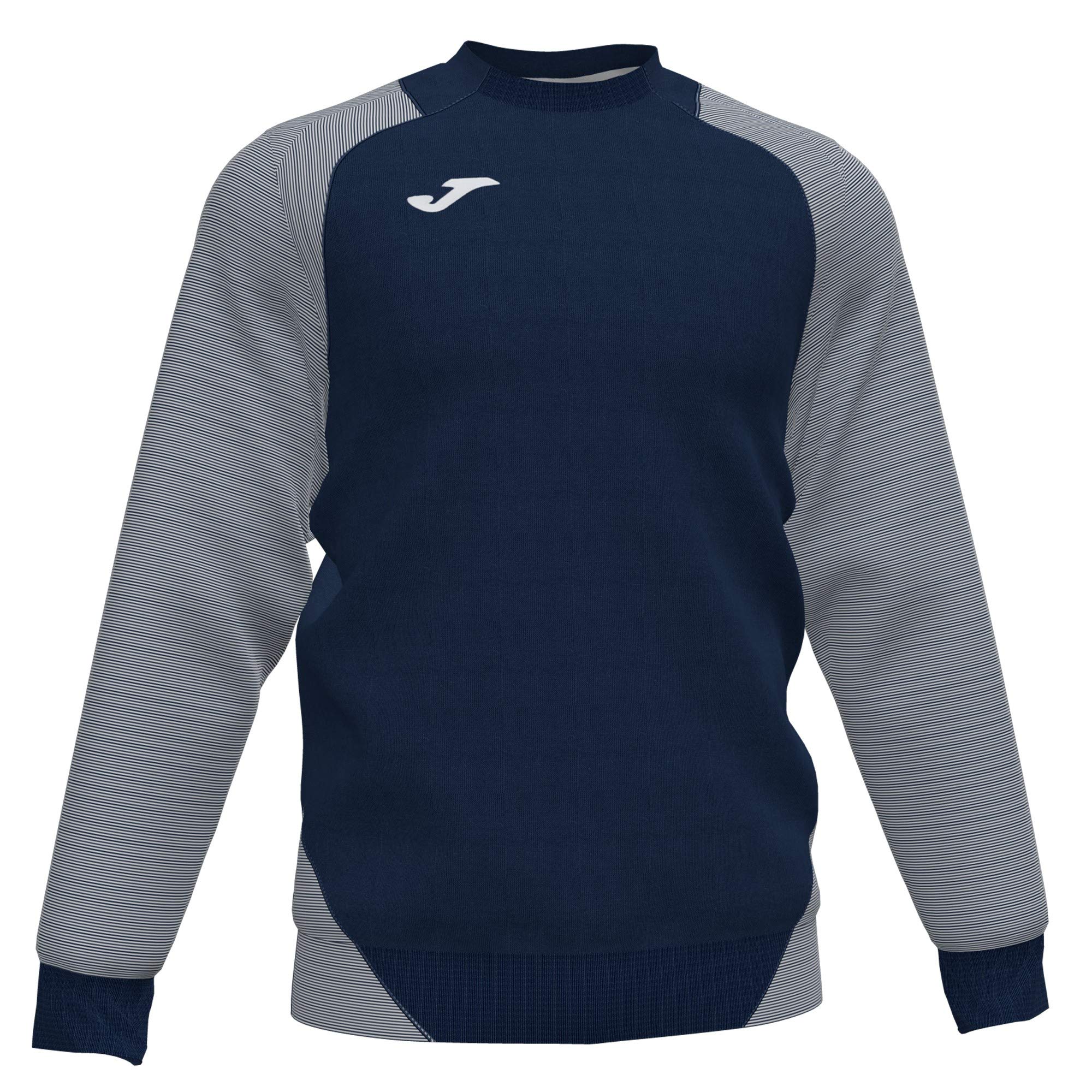 Joma Essential Ii Sweatshirts/Man, mens, 101510.332, Navy-White, 6XS