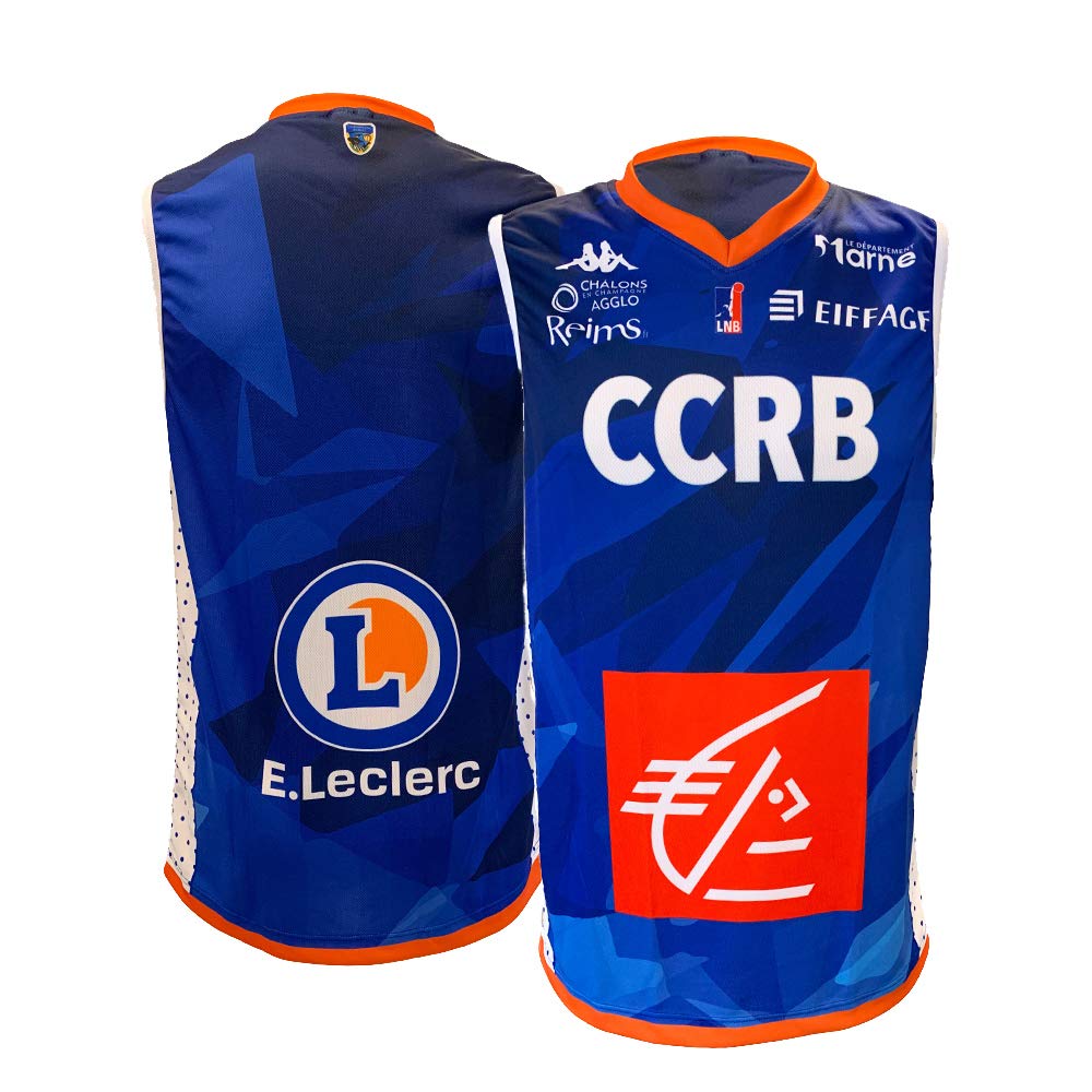 CCRB Reims Ccrb Official 2018-2019 Children's Outdoor Basketball Jersey, Children's, MAILEXTCCRB, blue, FR : XXS (Taille Fabricant : 6 ans)
