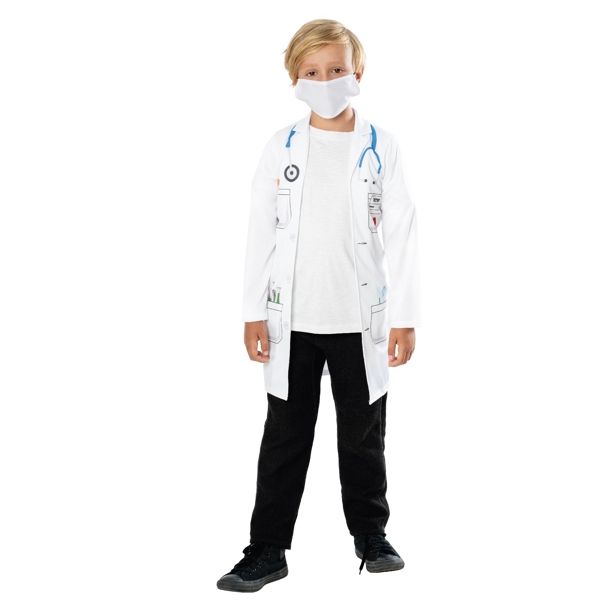 Rubies 301751XXS000 Doctor Kids Fancy Dress, Boys, Girls, Multi, 3-4 Years Halloween