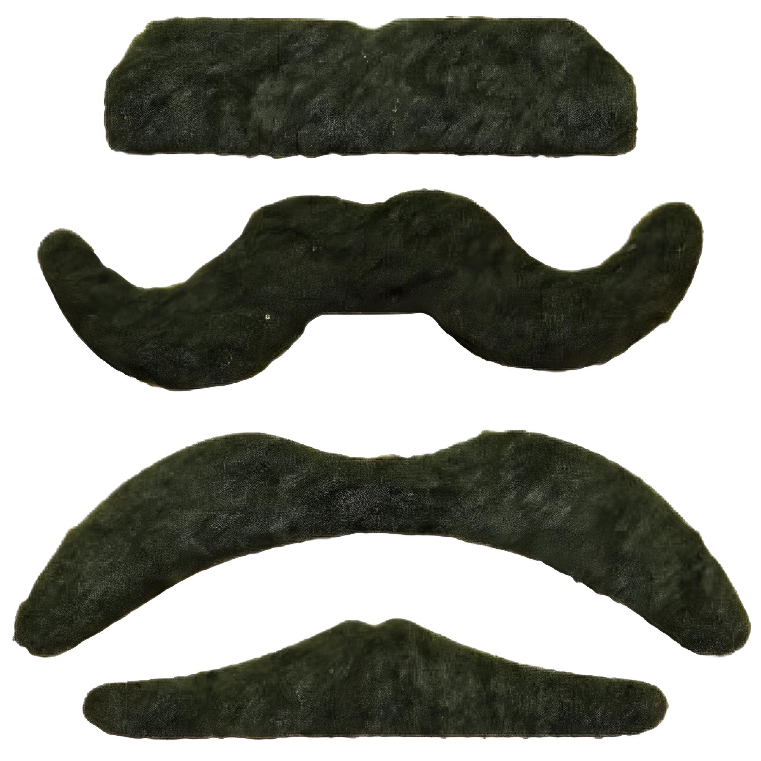 Assorted Shape Mustache Favors - Pack of 4 - Fun and Whimsical Party Gifts for Guests
