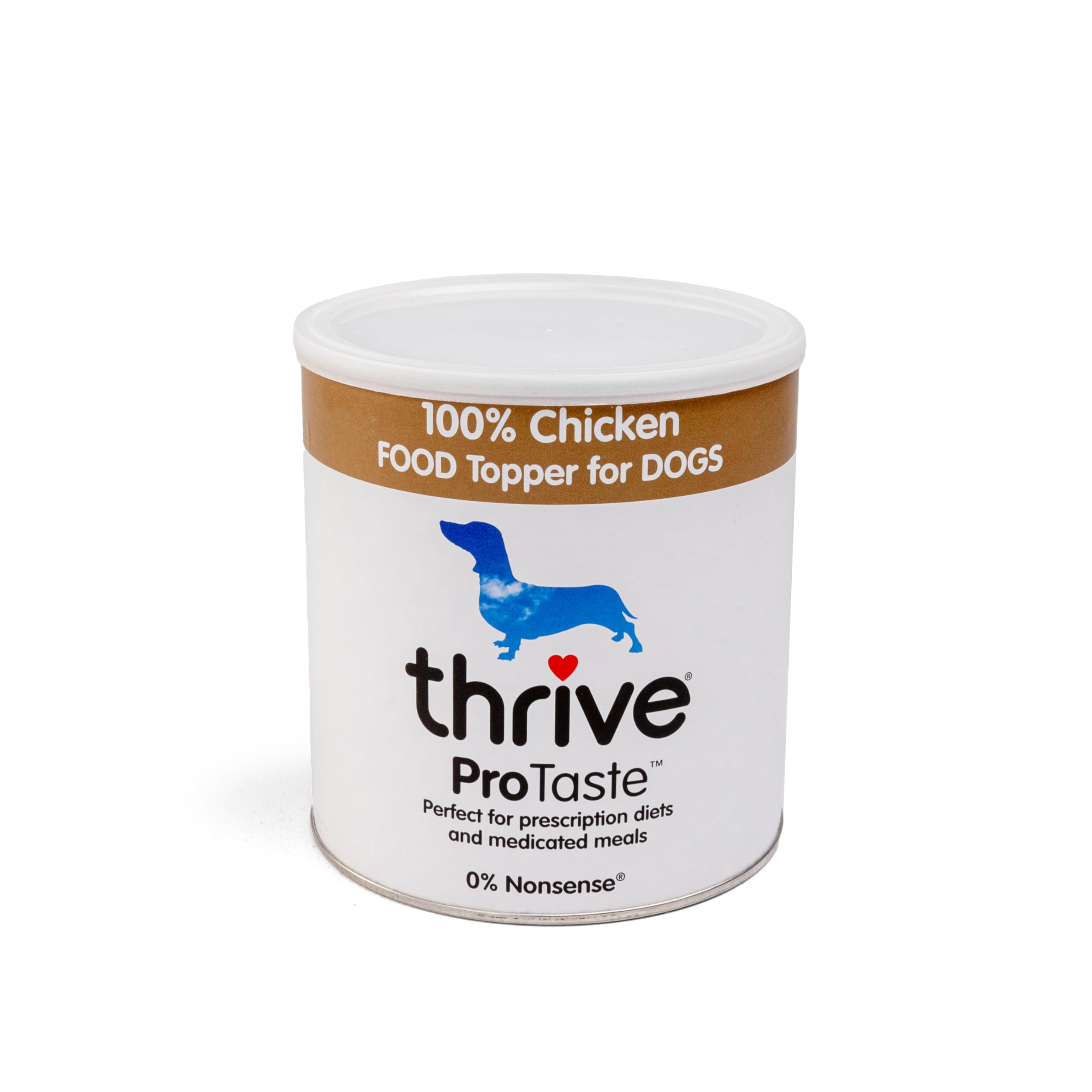 Thrive Chicken Dog Food Toppers ProTaste 100% Chicken Breast Freeze Dried for Pooch and Mutt Dog Food Dog Chicken Treat for Fussy Eaters Prescription Diets Hypoallergenic 170g