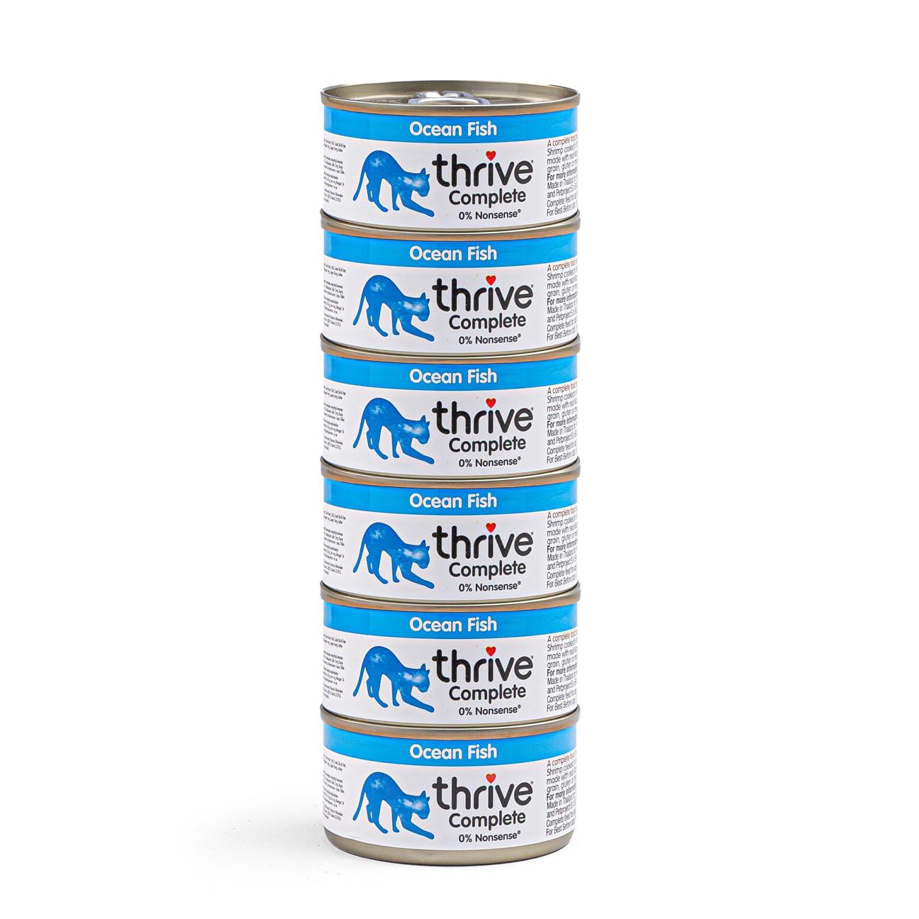 Thrive Cat Food Complete Ocean Fish, 450 g (Pack of 6)