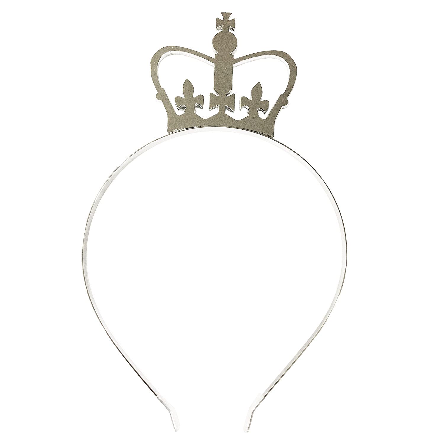 Amscan 9913022 A Day To Remember Silver Crown Headbands (12Pcs)