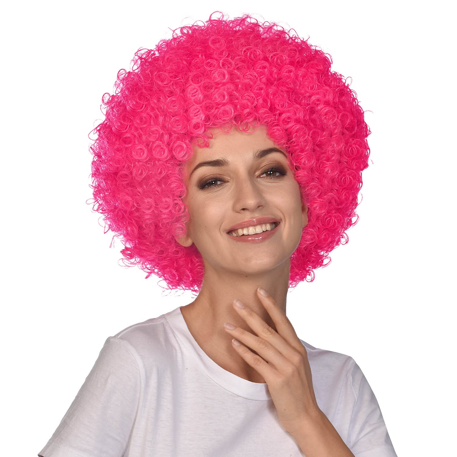 Afro Wig Pink