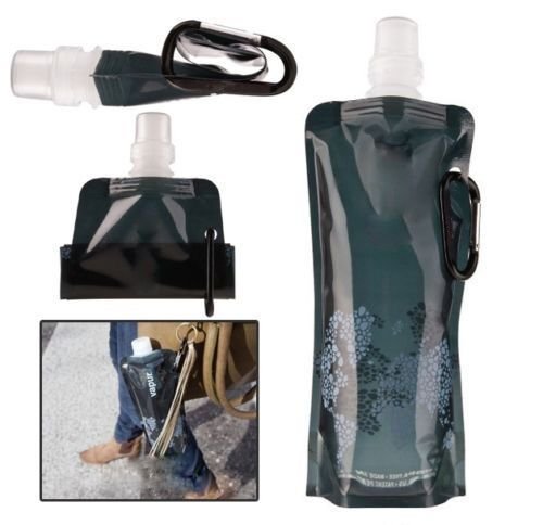 HK Online Sports Reusable, Flexible, Refill & Go Foldable WATER BOTTLE -Take Anywhere