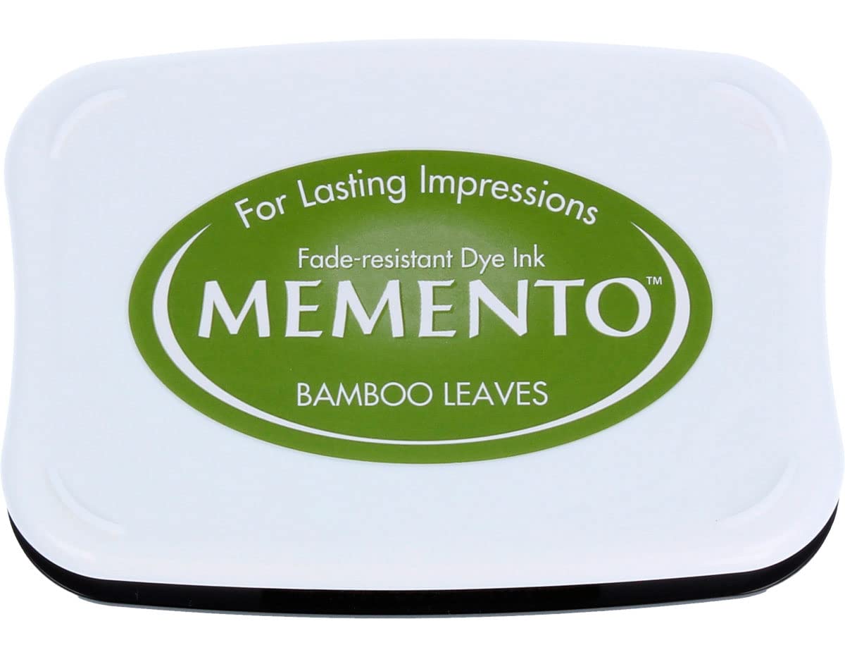 Tsukineko ME000707 Memento Dye Ink Pad - Bamboo Leaves