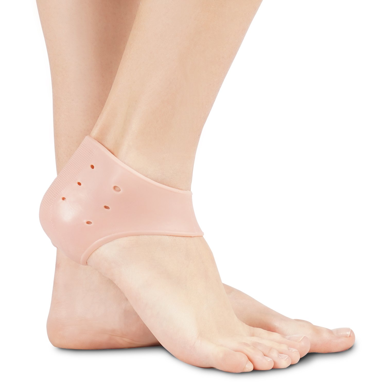 SOLES Gel Heel Cups (One-Piece) - Reduces Foot and Heel Pain, One Size