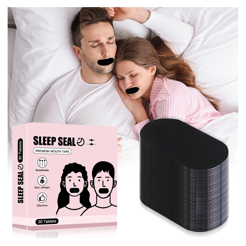 KAMLO Snore Prevention Products Mouth Tape 30 Sheets|Nasal Breathing Support|Mouth Breathing Prevention & Dryness Relief|Gentle Medical-Grade Non-Woven Fabric|Supports Safe & Comfortable Sleep