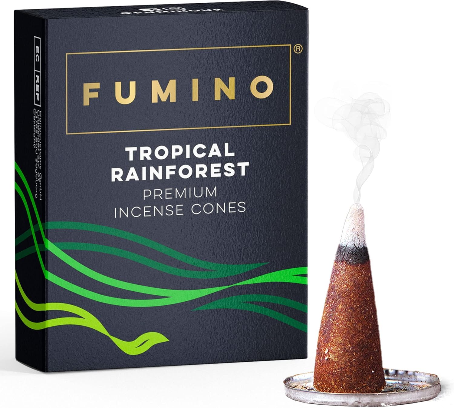 Fumino® Tropical Rainforest Fresh Incense Cones 15 per Box Masala Agarbatti Joss Scent Fragrance for Relaxation and Meditation, Home and House Décor