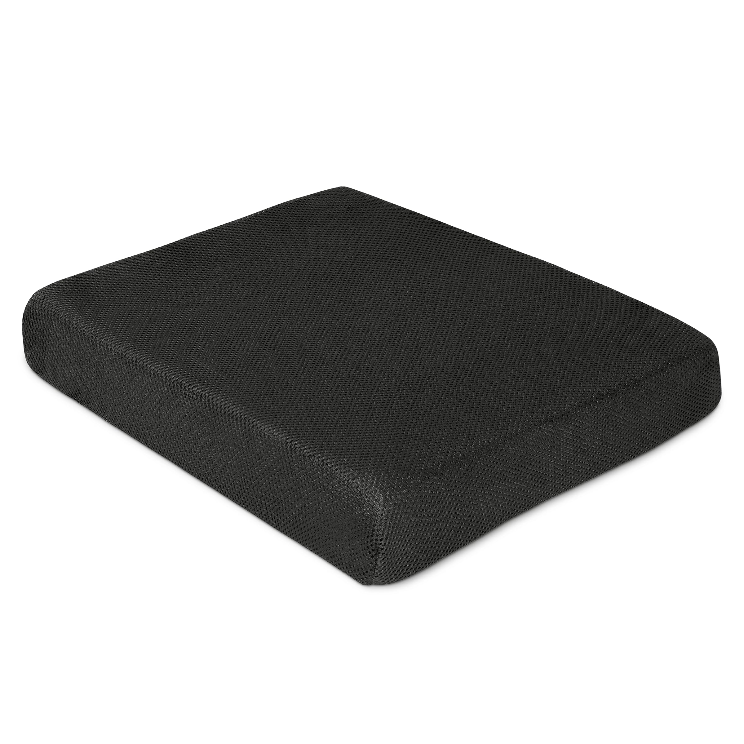Milliard Memory Foam Seat Cushion - Ergonomic Cushion for Office Chair, Car, Armchair, Wheelchair - Orthopedic Ergonomic Car Cushion Anti Pressure Sores Buttocks (Black)