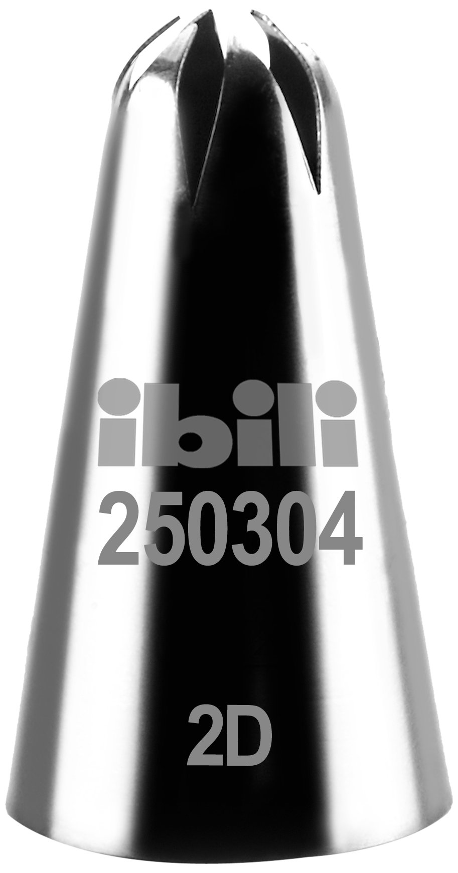 ibili "Close Star" Piping Nozzle, Silver, 4 mm,250304