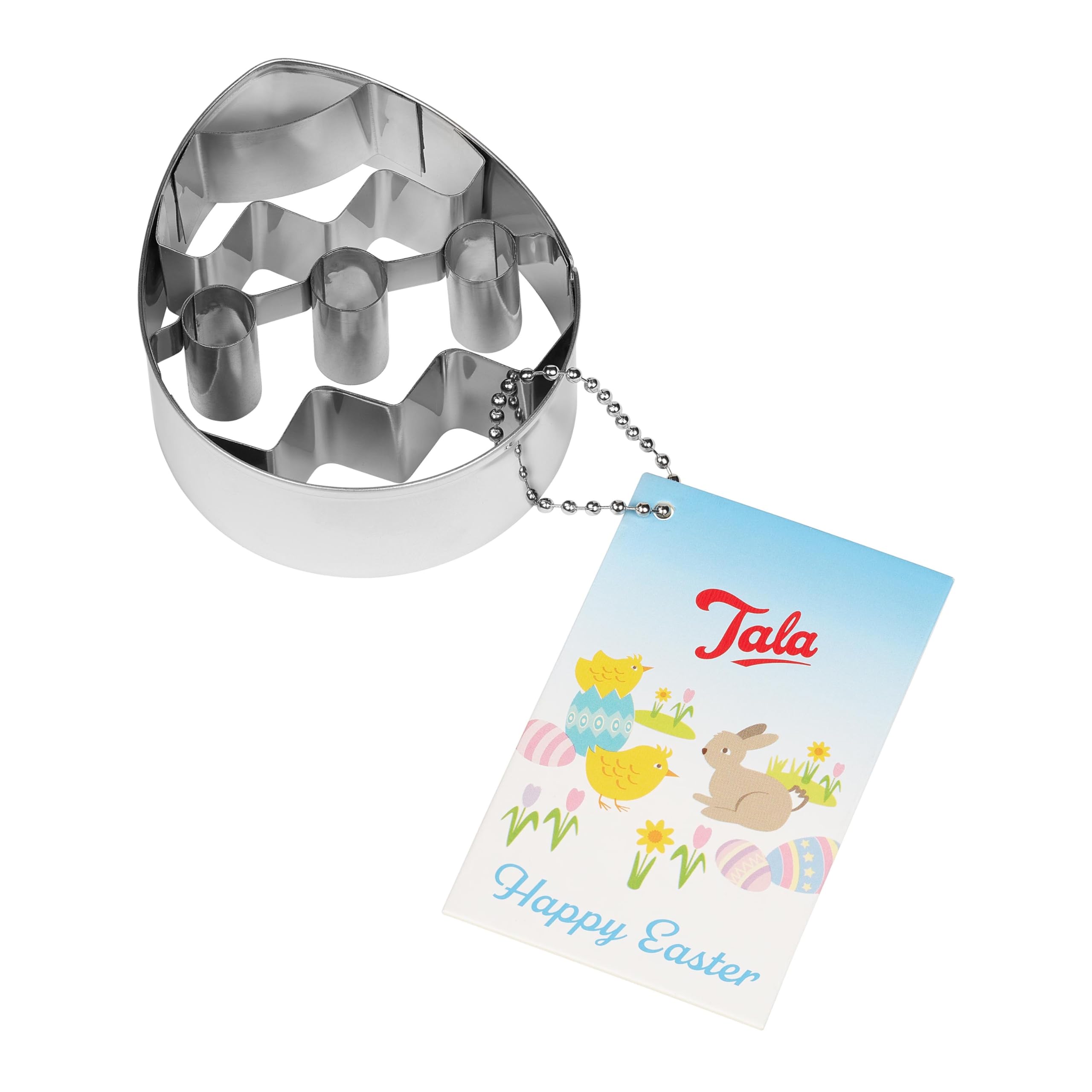 Tala Easter Egg Cutter, Stainless-Steel Cookie Cutter and Ideal for Homemade Cookies, Biscuits and Pastry Goods, Perfect for Decorating and Gifting
