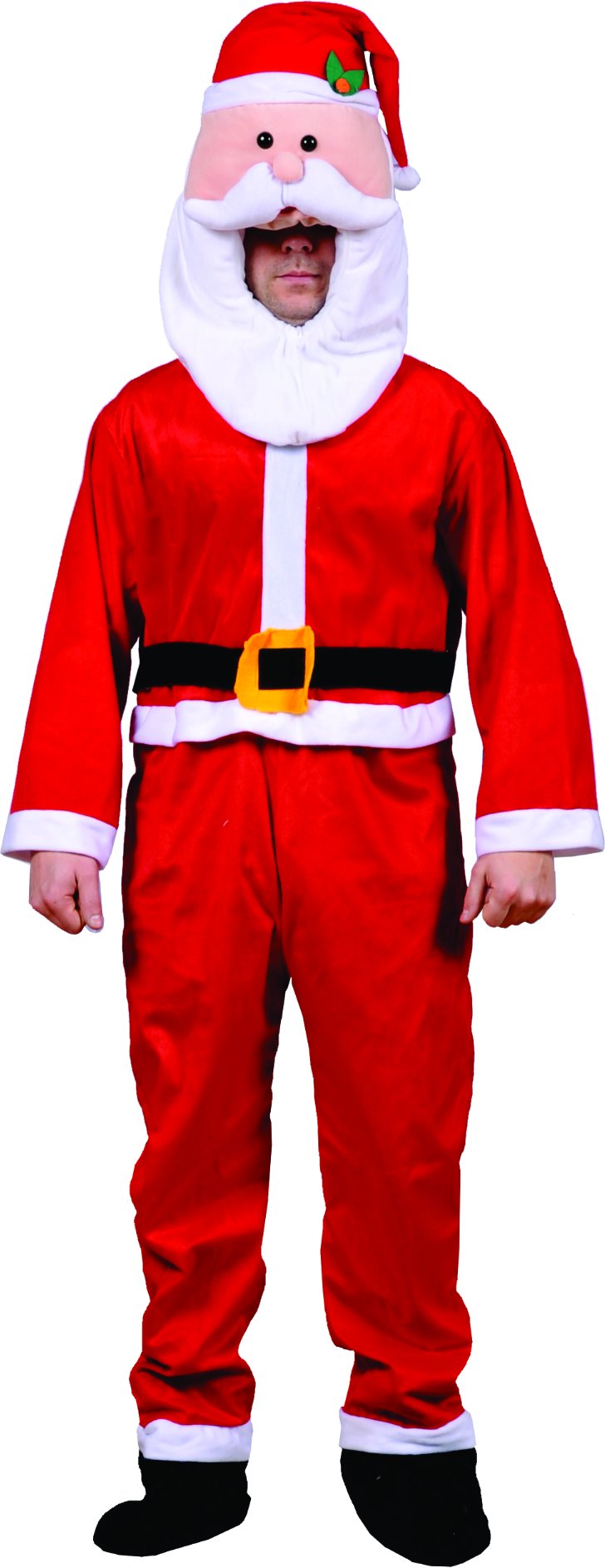 Dress Up America Santa Claus Costume for Adults - Christmas Santa Mascot for Men and Women - Red Santa Dress-Up set
