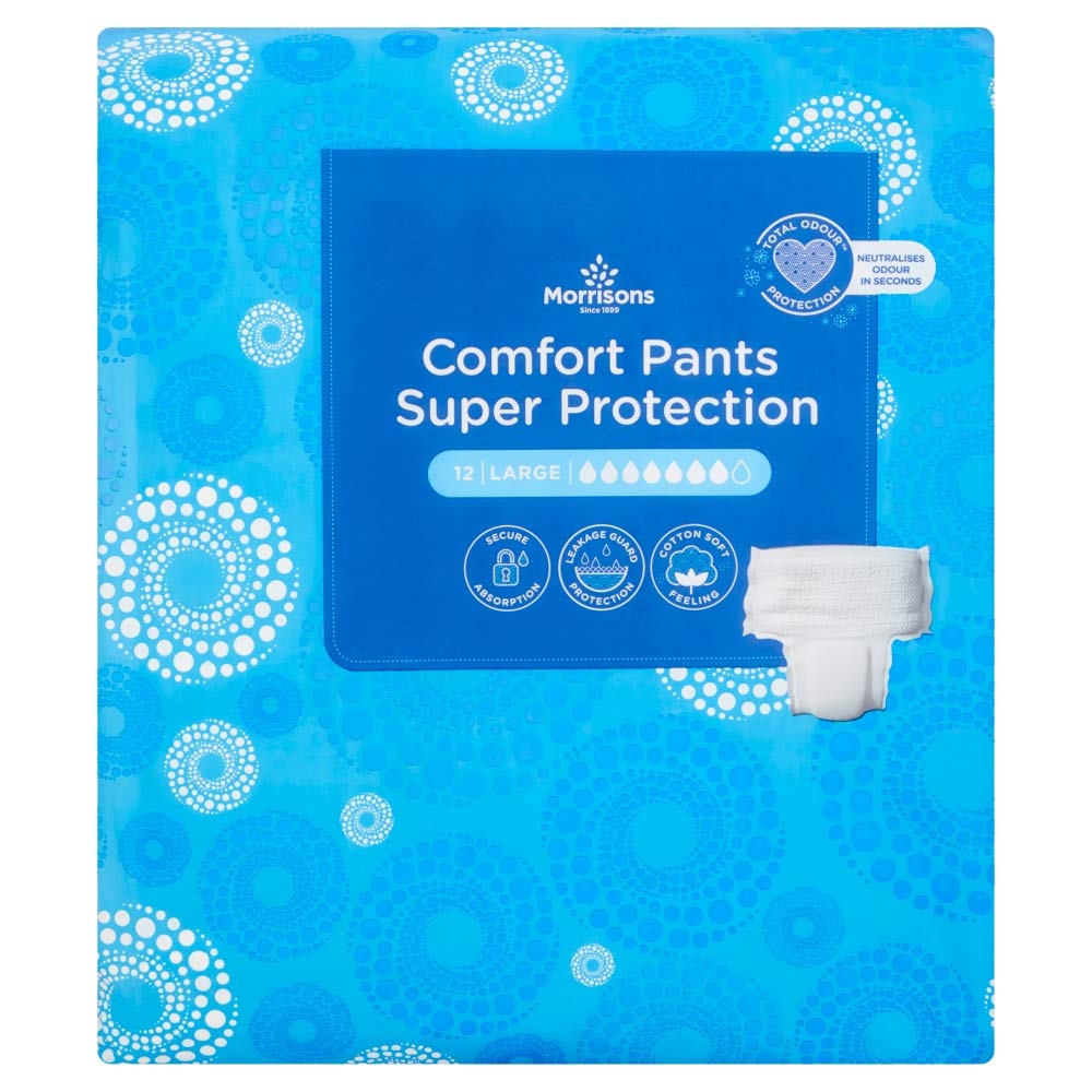 Morrisons 12 Large Comfort Pants