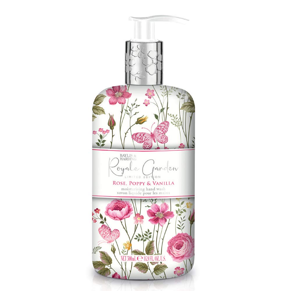 Baylis & Harding Royale Garden Rose, Poppy and Vanilla Hand Wash, 500 ml