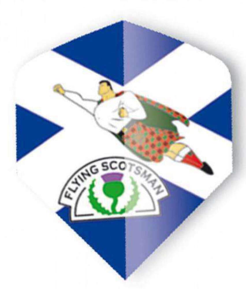 Unicorn Authentic 100 Gary Anderson Competition Big Wing Dart Flight, Multi-Colour, One Size