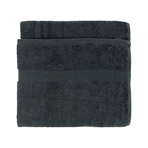The Linen Yard Loft Hand Towel, Slate, 50 x 90 cm