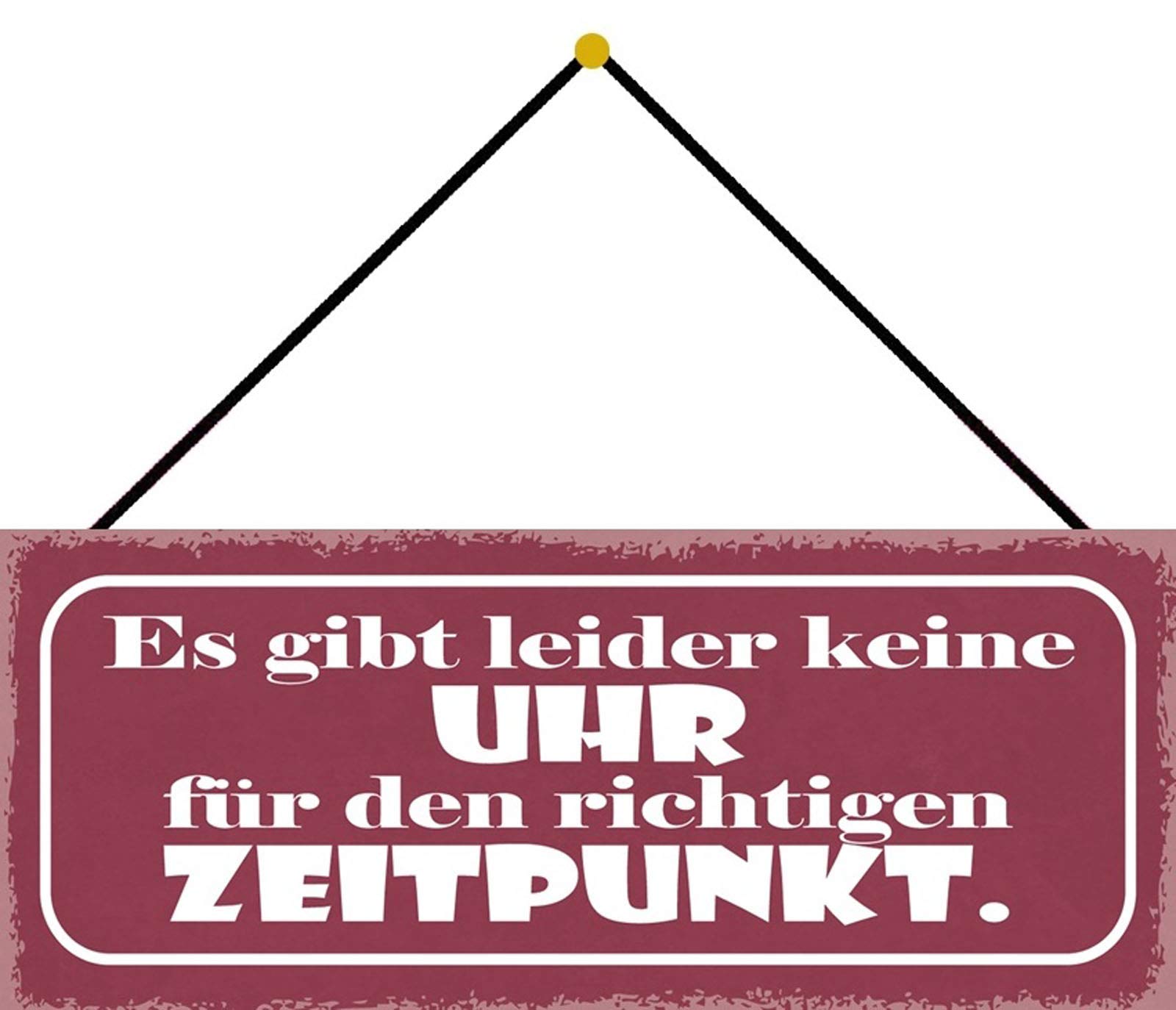 Schatzmix Tin-Plate Sign, Sheet metal, Multicoloured, 27x10 cm