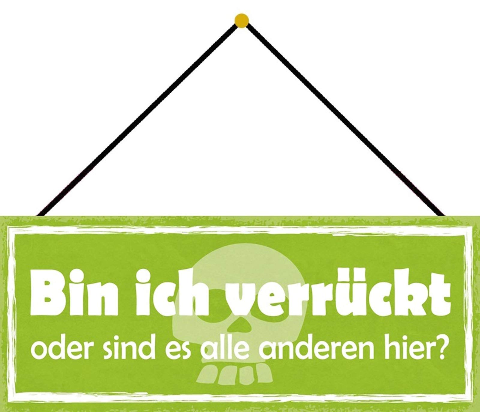 Schatzmix Tin-Plate Sign, Sheet metal, Multicoloured, 27x10 cm