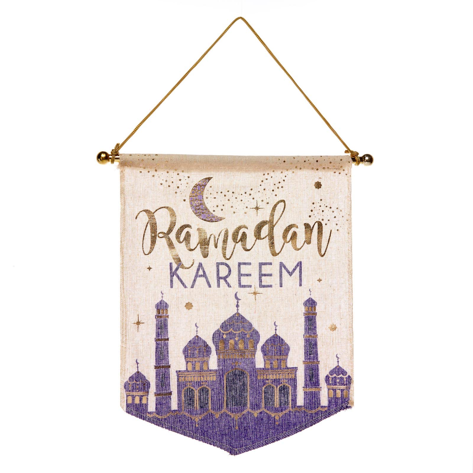Amscan 9914173 Opulent Eid Canvas Banner