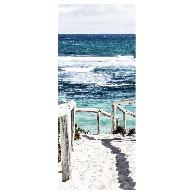 Scenolia Wall Sticker for Door 85 x 205 cm Bagnade Design HD Quality