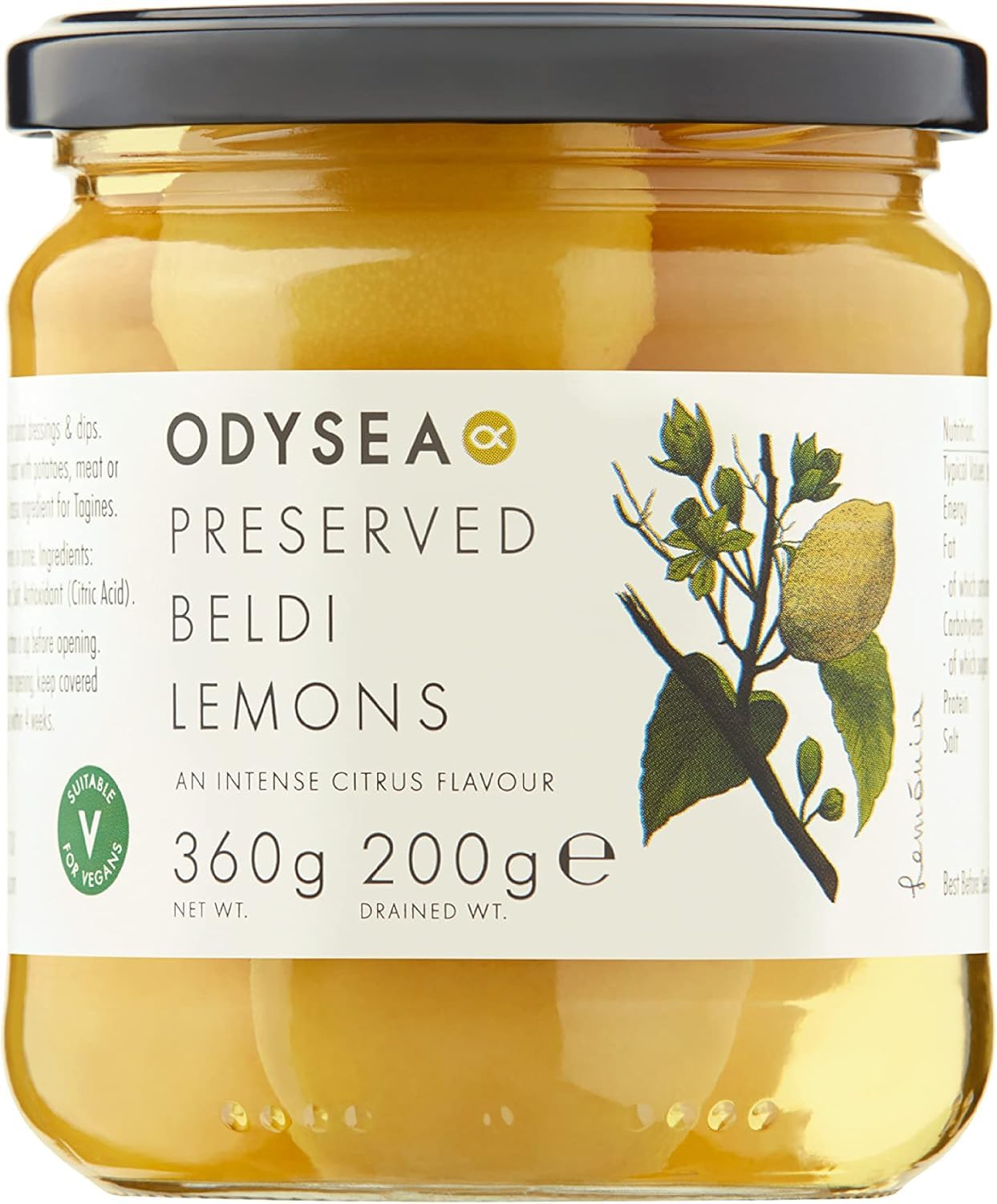 Odysea Beldi Preserved Lemons in Brine 360g