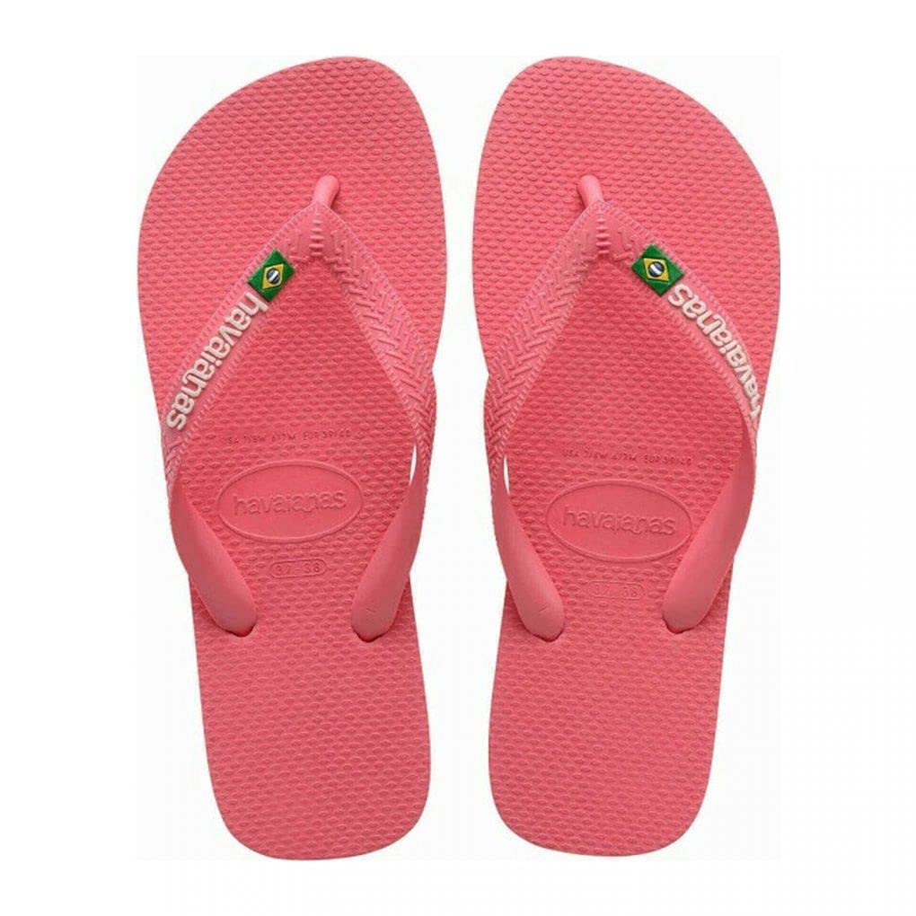Havaianas Unisex Flip Flops, Pink Porcelain, 1/2 UK