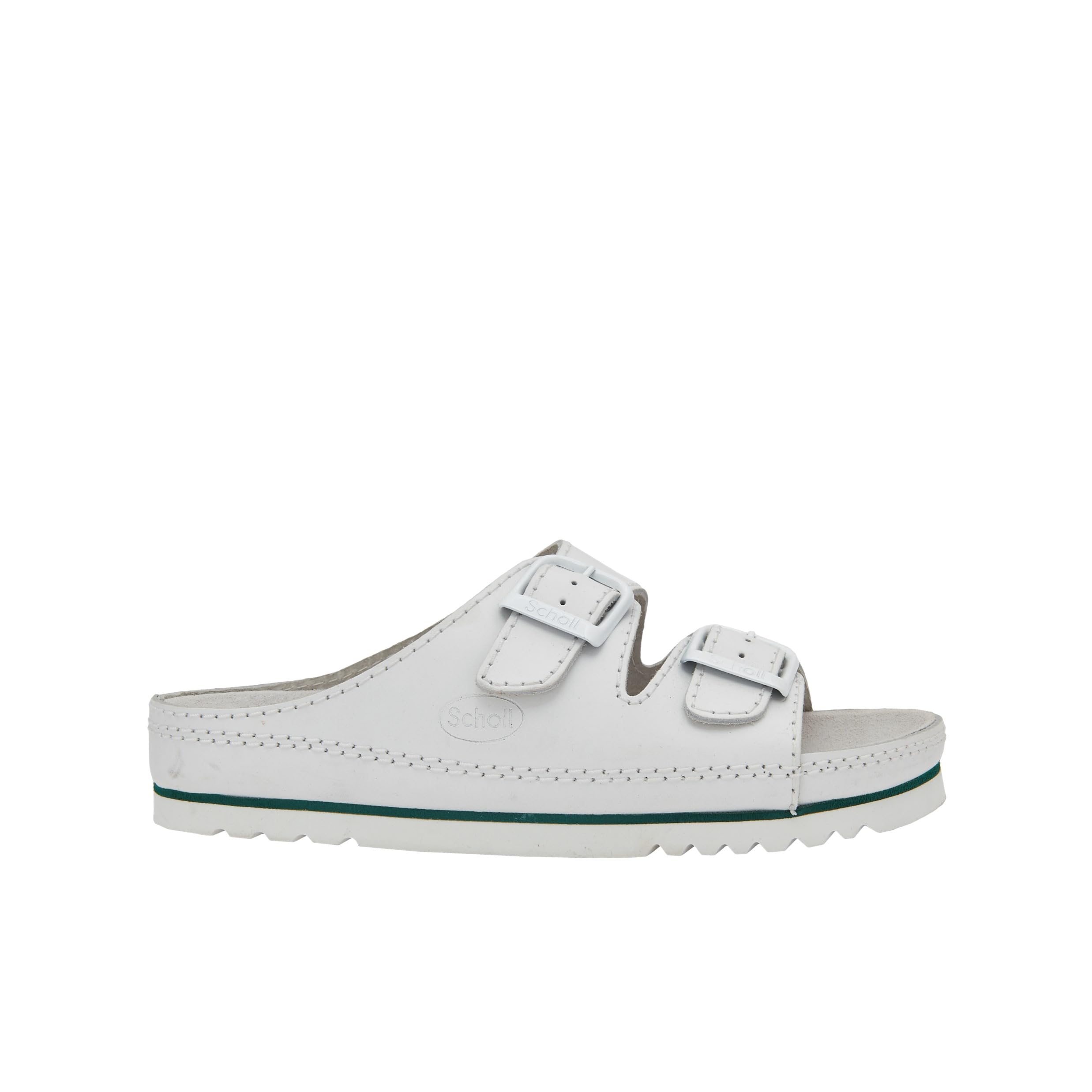 Scholl Unisex Air Bag BycUnlined-U Medical Professional Shoe, White, 2.5 UK